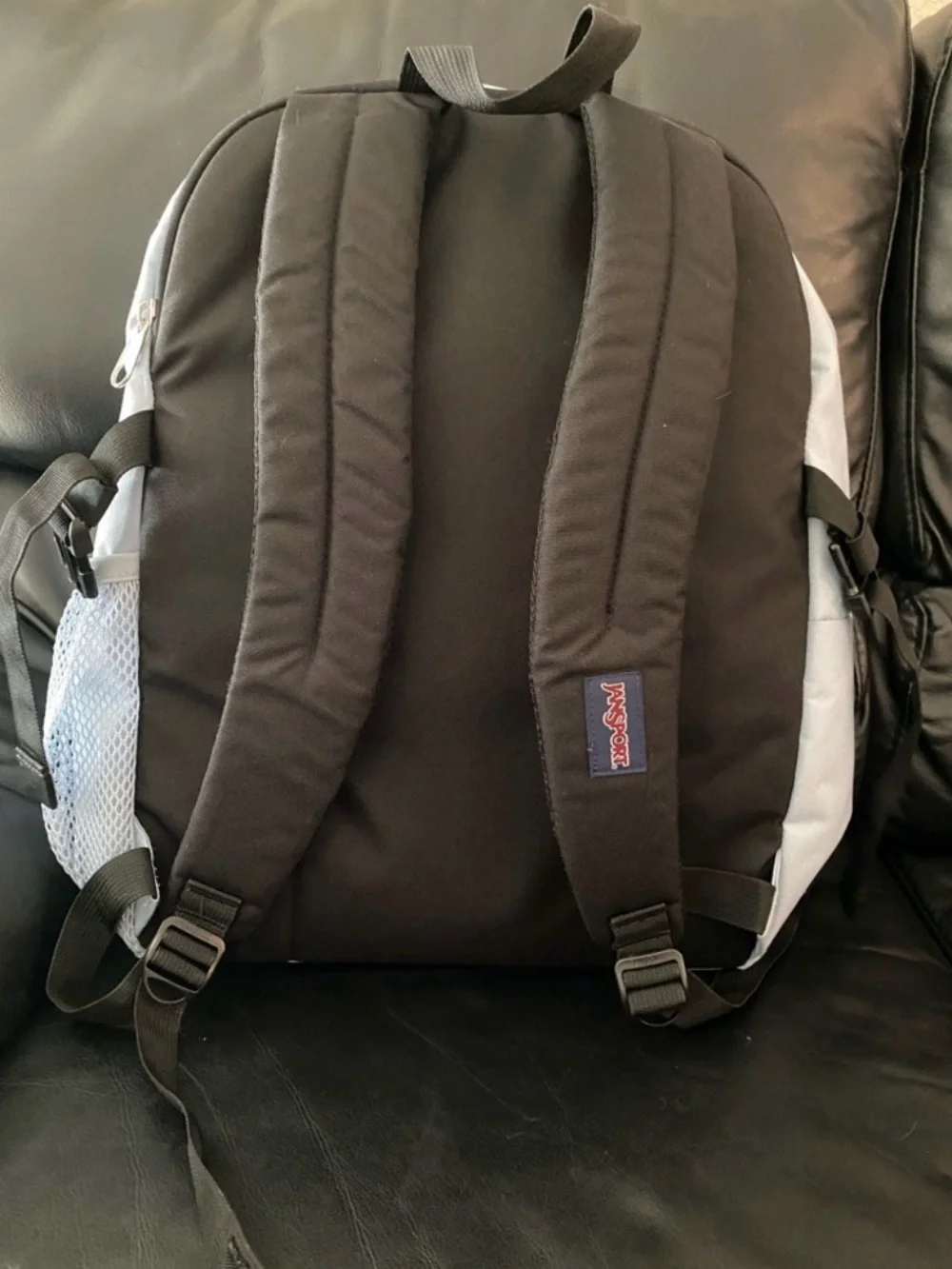 Jansport Light Blue Everyday Backpack with Brown Accent